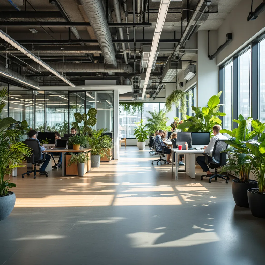 Espacio de trabajo moderno e inspirador